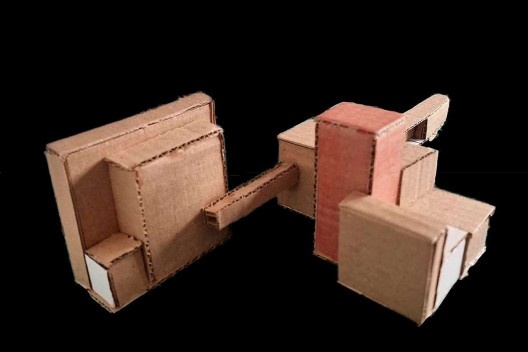 Praça das Artes, maquete em escala 1:500 para a disciplina THAU 1. Estudantes Ayslane Pires de Almeida, Bruno Rodrigues Alves de Pinho, Jannina Lima de Andrade Lins, Tainara Miranda de Oliveira e Vinicius Eliel Almeida Ramos
