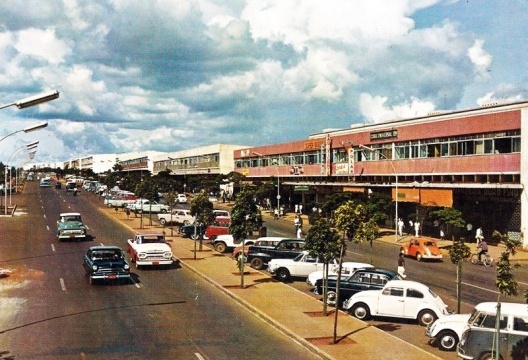 Via W-3 Sul, Brasília, anos 1970