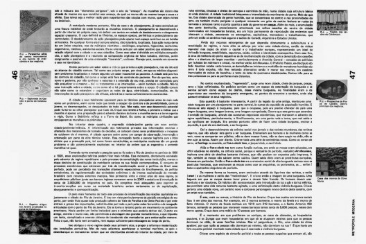 Artigo \"As muralhas invisíveis da Babilônia moderna\", de Nicolau Svecenko, na revista Óculum n.1, p. 46-47