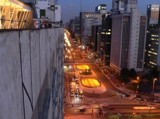 Vista do Edifício Anchieta para a Avenida Paulista