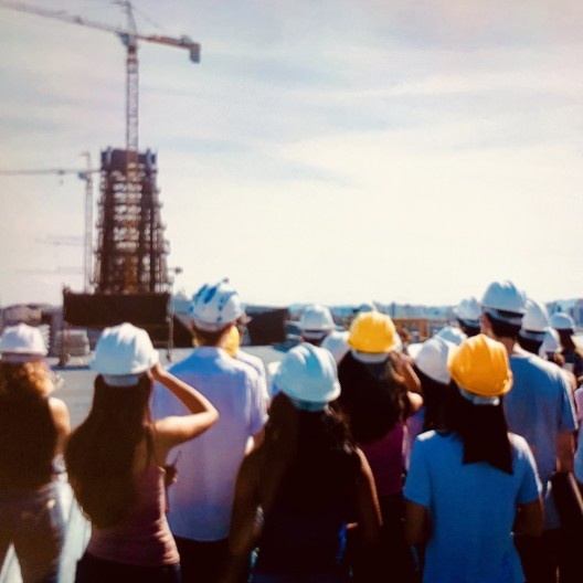 Desenhando sobre a Ponte Hercílio Luz