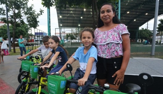 Inauguração da sexta estação do programa Mini Bicicletar, Fortaleza