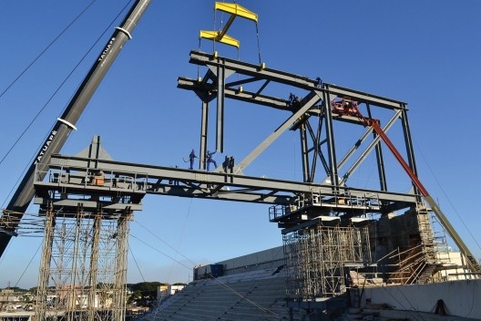Complexo Esportivo e Cultural Clube Atlético Paranaense, Curitiba. Arquiteto Carlos Arcos