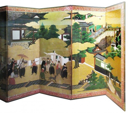 Biombo Namban, conjunto jesuítico, Museu de Arte Antiga de Lisboa