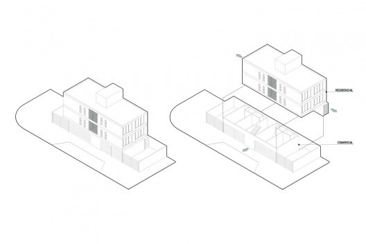 Casas + Edifício Misto MBV2, diagramas, Sobral CE Brasil, 2020. Arquitetos Bruno Braga, Bruno Perdigão, Igor Ribeiro e Luiz Cattony / Rede Arquitetos