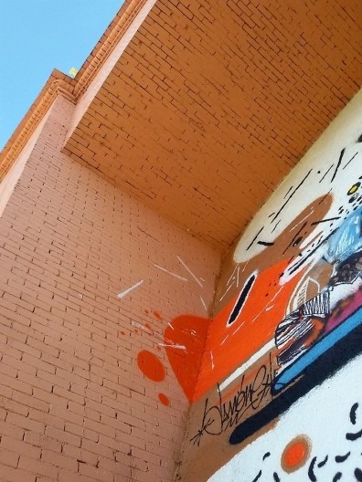 Arcos do Bixiga, muros com grafites, São Paulo, 14/02/2015