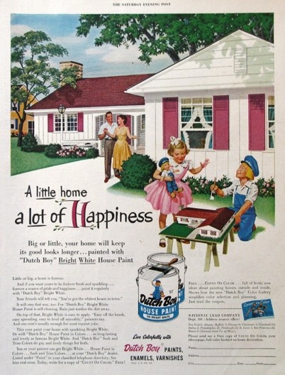 Anúncio da tinta Dutch boy