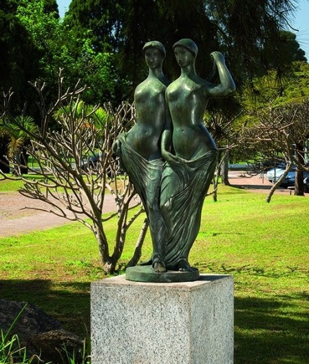 Alfredo Ceschiatti, As irmãs, 1966/2001, Museu de Arte Moderna, Parque do Ibirapuera, São Paulo