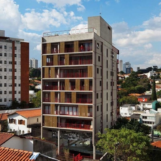 Edifício Simpatia 236, Vila Madalena, São Paulo. Arquiteto Álvaro Puntoni