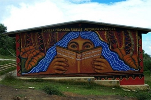 Escola Primária Rebelde Autônoma Zapatista em Chiapas