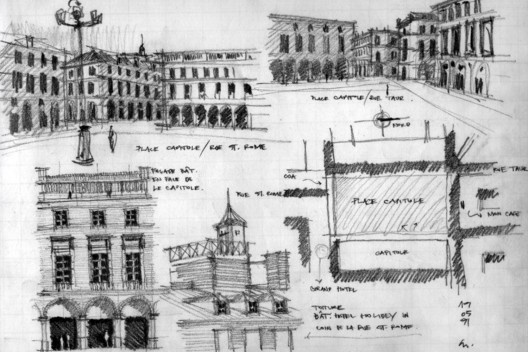 Place du Capitole, Toulouse, maio de 1991