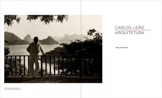 Páginas internas do livro Carlos Leão: arquitetura, organização de Jorge Czajkowski, Claudia Pinheiro, Sula Danowski e Roberto Conduru