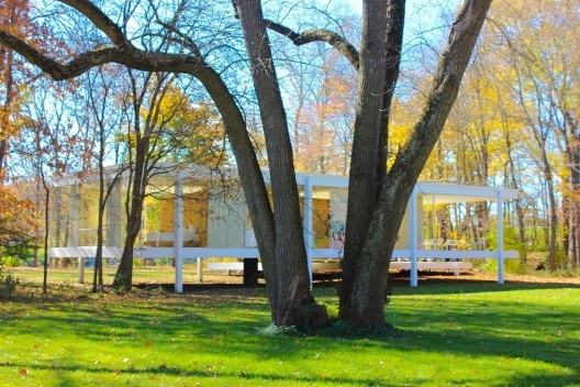Farnsworth House: Vista Noroeste