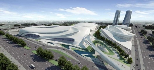 Cairo Expo City. Arquiteta Zaha Hadid Arquitetos