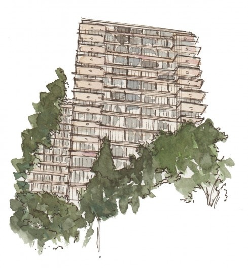 Edifício Casa das Hortênsias, Avenida Angélica 1106