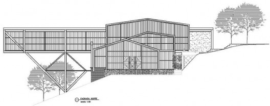 Residência Rubens/Cristina, Nova Lima MG, 1983. Arquiteto Éolo Maia. Implantação, planta, corte e elevação