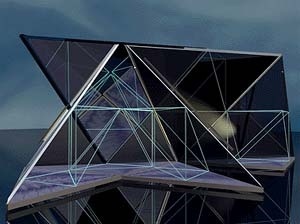 Projeto para edifício desprogramável e mutante. Itália, 1995-1996