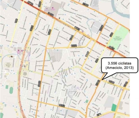 Carregamento de diário de ciclistas na Zona Oeste do Recife