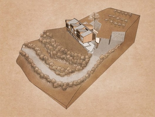 Casa Cangahua, diagramas, Pacho Salas, Tumbaco, Ecuador, 2020. Arquitetos Felipe Muller, Gonzalo Diez, Paola Picciallo, Alvaro Borrero e Hugo Navarrete (autores) / Diez+ Muller Arquitectos