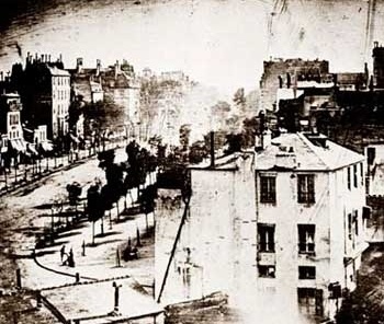 Boulevard du Temple, 1838