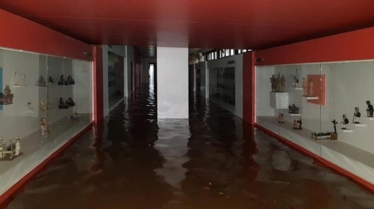 Alagamento da sede do Museu Casa do Pontal, Estrada do Pontal, Recreio dos Bandeirantes, Rio de Janeiro