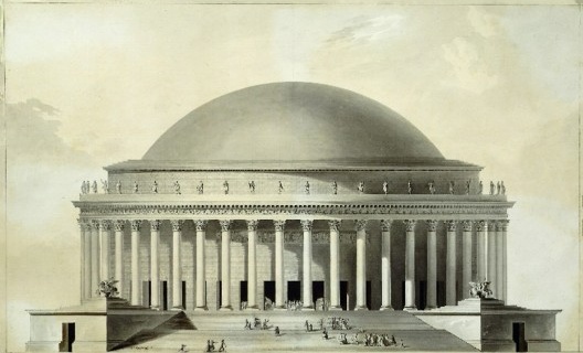 Étienne-Louis Boullée, Projeto para a Ópera de Paris, 1781