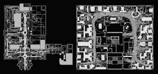 As relações entre configuração arquitetônica e movimento pedestre foram evidenciadas pela teoria da sintaxe espacial.