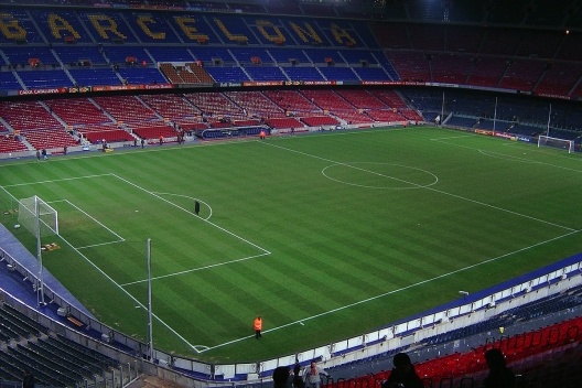 Camp Nou após o jogo