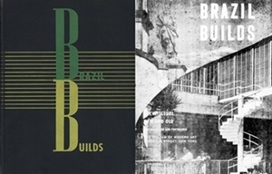 Capa dura, a sobrecapa de Brasil Builds, de Philip Goodwin, 1943