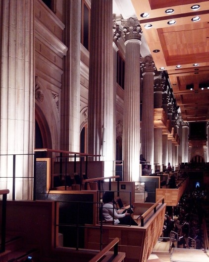 Sala São Paulo, detalhes da arquitetura conjugam com o tratamento acústico em prol da qualidade sonora do ambiente