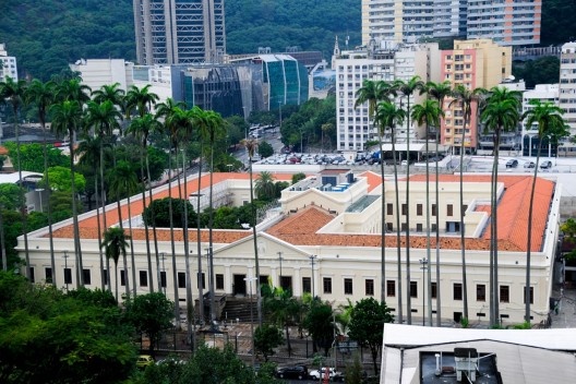Casa Daros. Vista aérea do bairro do Botafogo