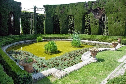 Villa Gamberaia, Teatro Verde, Firenzi, Itália