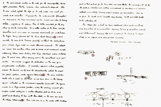 Plano para cidade no deserto do Neguev. Arquiteto Oscar Niemeyer Imagem divulgação