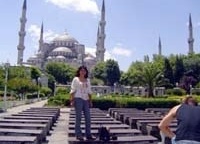 Mesquita Azul com seis minaretes