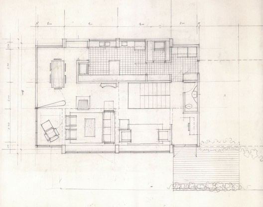Residência Pio IX, planta pavimento térreo, São Paulo SP Brasil, 1999. Arquitetos Marcelo e Marta Aflalo