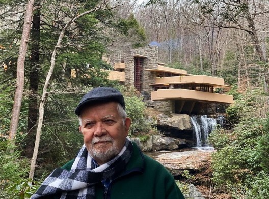 Casa da Cascata (Kaufmann House), Mill Run, Estados Unidos, 1935. Arquiteto Frank Lloyd Wright