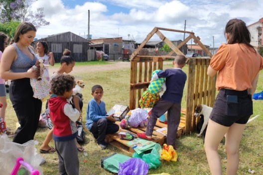 Imagem de projeto feito a partir e junto a caminhografias realizadas no projeto FAUrb no Bairro