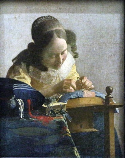 "A Rendeira", de Johannes Vermeer, c.1669-1670
