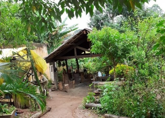 Durante a pandemia Covid-19, Galpão da Horta Educativa vazio