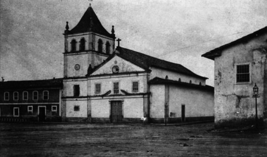 Pátio do Colégio, capela, foto de 1860
