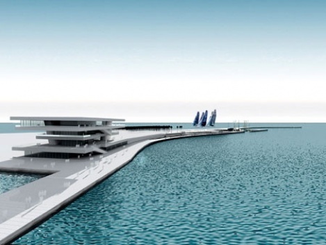 Pavilhão para a Copa de América, Valência. David Chipperfield Architects e B720 Arquitectos