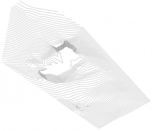 Casa Torreão, diagrama de implantação, Brasília DF, arquitetos Daniel Mangabeira, Henrique Coutinho e Matheus Seco