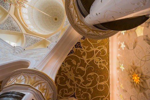 Sheikh Zayed Grand Mosque, detalhe interno
