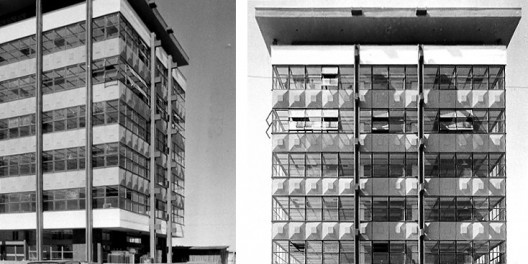 Secretaria Municipal de Obras e Viação – SMOV, Porto Alegre, 1966, arquitetos Moacyr Moojen Marques, João José Vallandro e Léo Ferreira da Silva