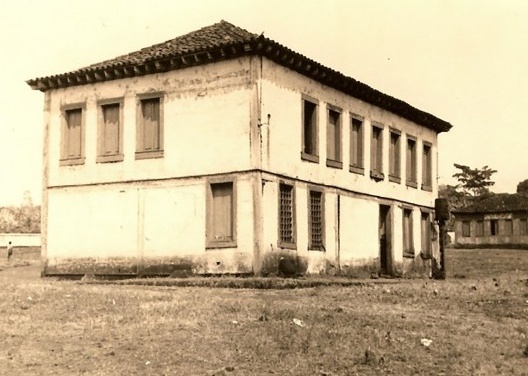 Câmara e Cadeia de Jataí, 1885. Fotografia do início do século 20