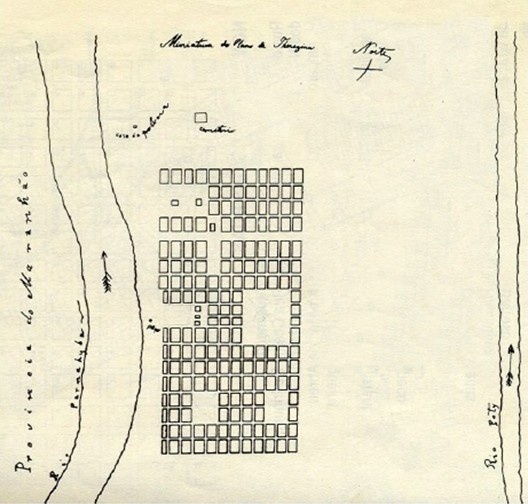 Miniatura do Plano de Therezina, 1850