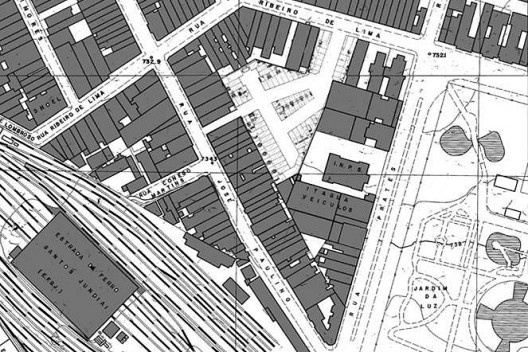 Centro Comercial, implantação, Bom Retiro, São Paulo. Arquiteto Lucjan Korngold