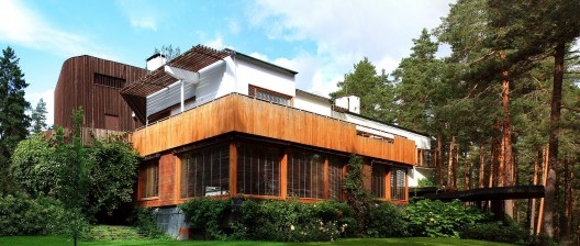 Residência Mairea, Noormarkku, 1939, arquiteto Alvar Aalto