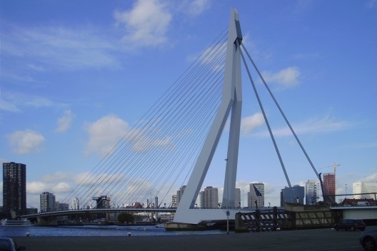 Ponte Erasmus, Roterdã, arquiteto Ben Van Berkel, do UN Studio