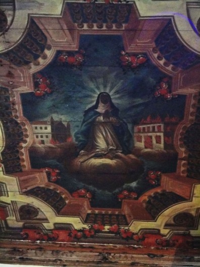 Santa Efigênia, pintura de teto, Convento de São Francisco, Salvador BA